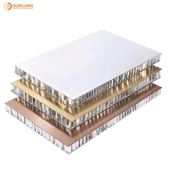 Suspension Aluminum Honeycomb Panel PVDF coated For fasade system wall Decoration
