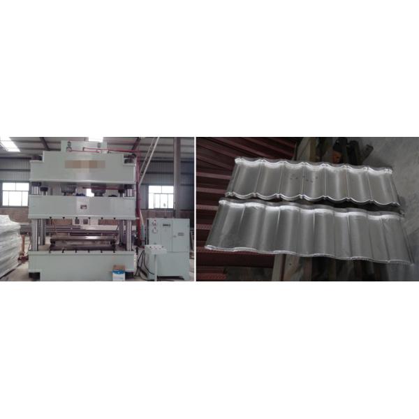 Stone Coated Metal Roof Tile Making PPGI Rollformer Machine