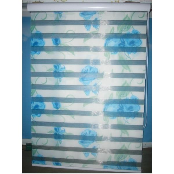 Patterned Zebra Jacquard Electric Roller Blind, Horizontal 3.0m