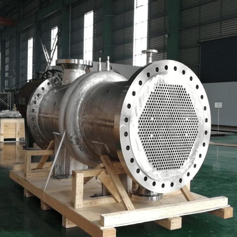 U Stamp ASME Titanium Shell And Tube Heat Exchanger For Seawater