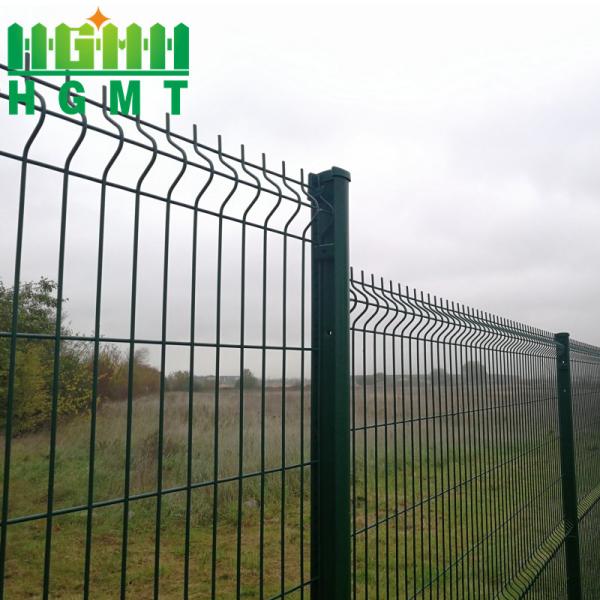 Garden Buildings Supplies Outdoor Metal Material 3D Bending Curved Welded Steel Wire Mesh Easily Assembled Fence Panel