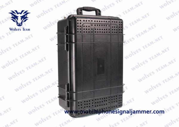 Military Durable Full Frequency Waterproof Outdoor Jammer High Power GSM 3G 4G Cell Phone Signal Jammer