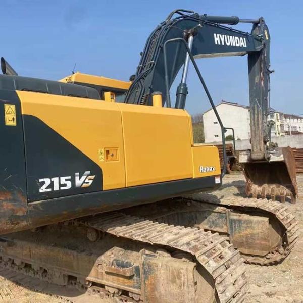 R215VS Excavator Hyundai Middle Used Excavator 0.92m3 Bucket Capacity