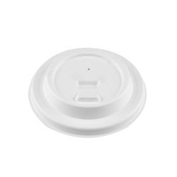 Biodegradable 80mm 90mm Sugarcane Cup Lids For Hot Tea