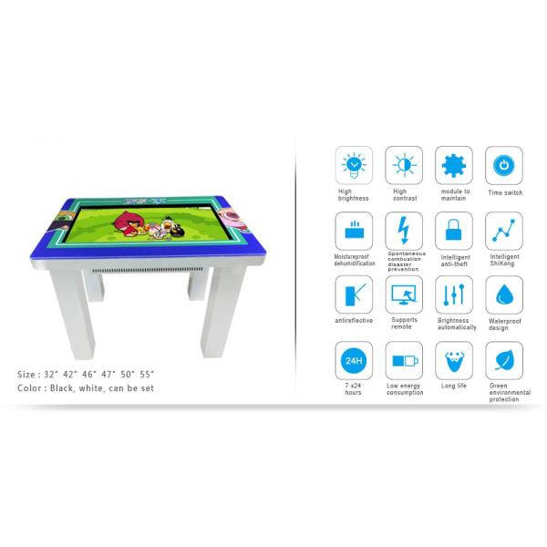 32 Inch H81 School Kids Game Multi Touch Screen Table 350Nit Brightness 698.4 * 392.8MM