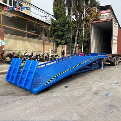 Port de chargement et de déchargement en acier 10T-20T Rampe mobile pour chariot élévateur