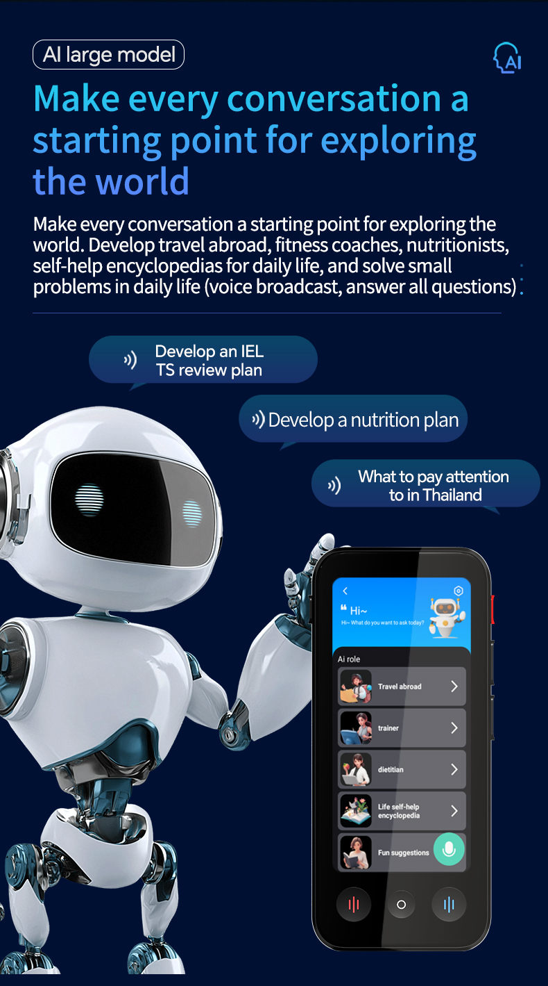 Real Time Voice Calling Translator 142 Languages Two Way Translation Device