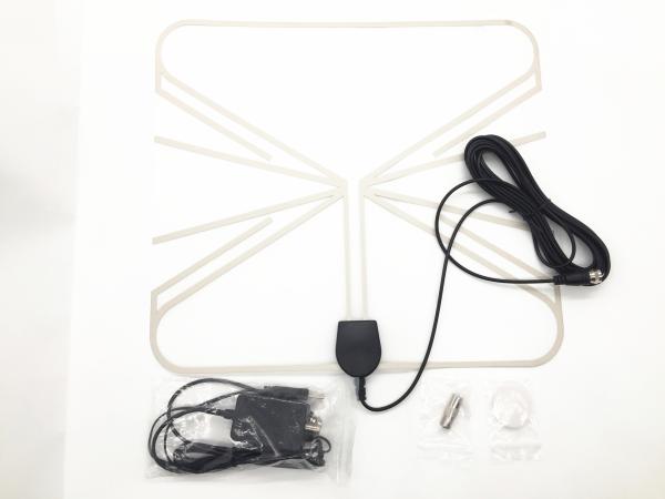 50 Miles Digital Indoor Tv Antenna With Amplifier Signal Booster Usb Power Supply