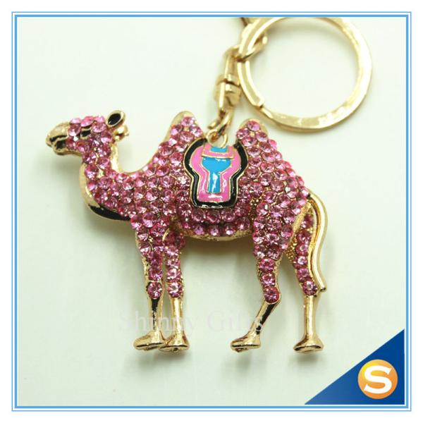 Animal Style Cute Camel Metal Key Chain Glod Plating Key Chain