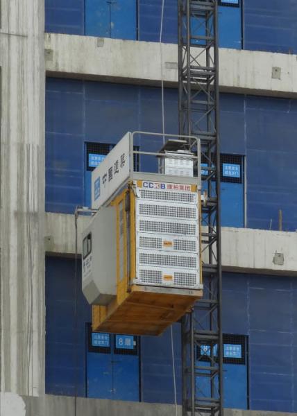 Baixo passageiro do desgaste e controlo do motor material da grua FC para o canteiro de obras/plantas