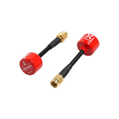 Foxeer Antenna Lollipop 4 V4 FPV 5.8G 2.6Dbi Stubby RHCP SMA RPSMA UFL Straight/Angle MMCX 7.2g For RC Racing Drone