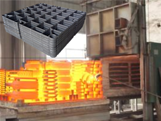 Приспособления отливки/термической обработки подноса для печей непрерывного масла обуглероживая