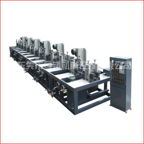 6 Heads Automatic Buffing Machine , Stainless Steel Pipe Polishing Machine