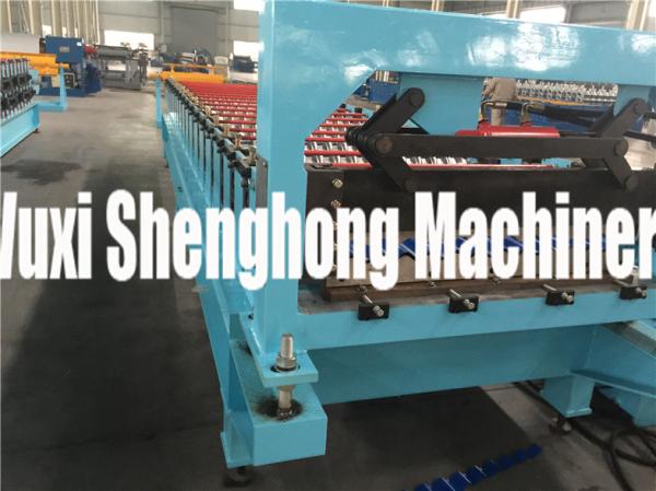 33 KSI Yield Stress Metal Sheet Cold Roll Forming Machine / Tile Roll Forming Machine