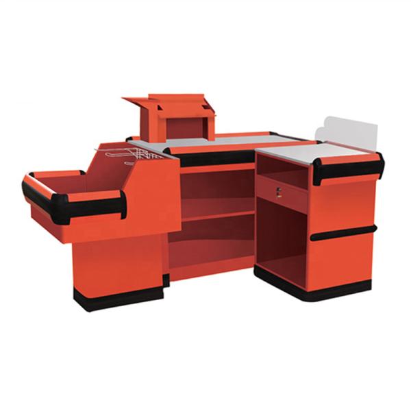 1500MM 0.85M SS Supermarket Checkout Counter For Convenience Store