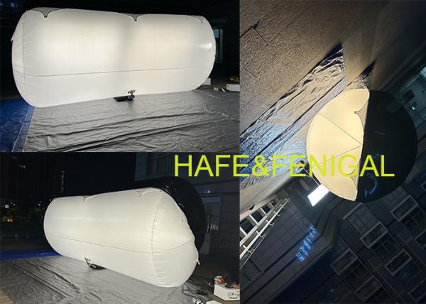 Movie Shooting Inflatable Tubular Halogen Helium Lighting Balloon Outdoors