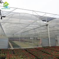 Estufa do filme plástico do período do arco da abóbada multi para o crescimento da exploração agrícola da grande área