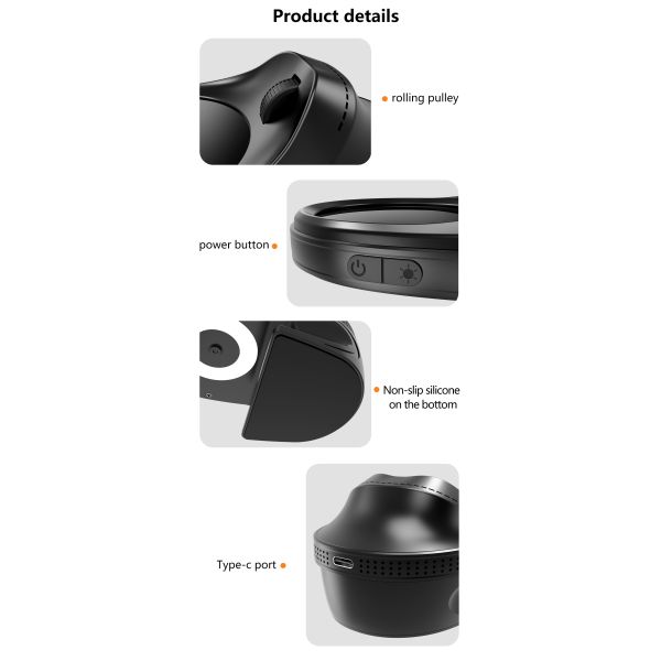 High Magnification Electronic Magnifier With Versatile Applications and Three Lighting Modes
