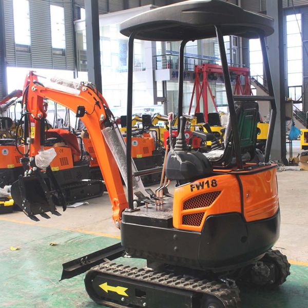 Electric Small Digger 0.8 Ton 1 Ton Diesel Mini Excavators