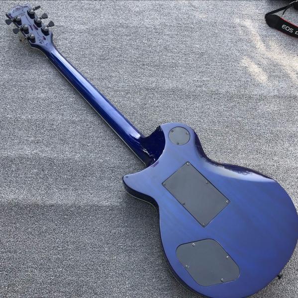 2017 line up custom New CUSTOM SHOP LP blue electric guitar, Rosewood fingerboard