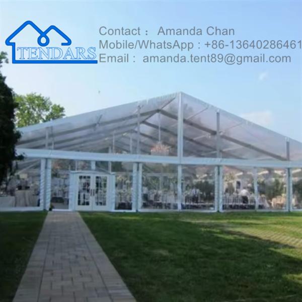 Aluminum Alloy Heavy Duty Marquee Tent Clear Roof Party Tents For Events Outdoor