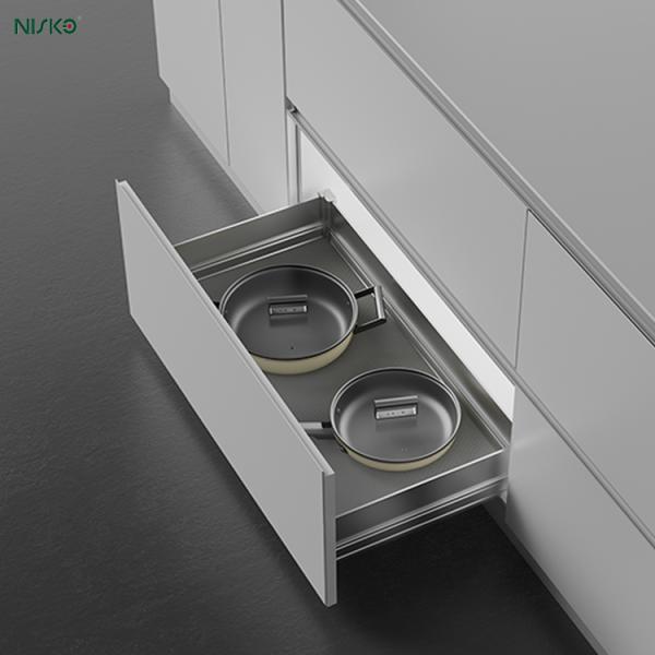 Multipurpose Kitchen Base Cabinet Pull Out Drawer Basket For Pans Unsteil Storage