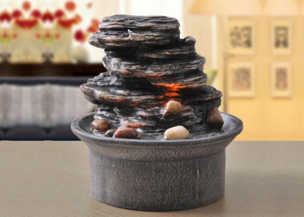 6 Inch Polyresin Rockwork Indoor Outdoor Fountains