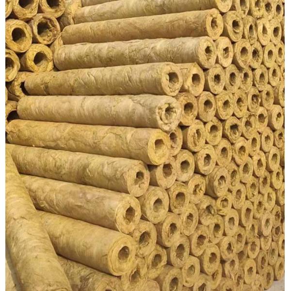 Cinema Sound Absorbing Rock Wool Tube Pipe 10cm Thick Yellow