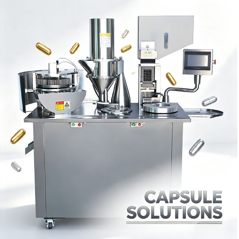 SS304 Semi Automatic Capsule Filling Machine Easy Clean Capsule Counter Machine 4kW