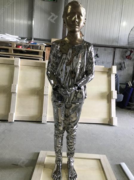Stainless Steel Sculpture Figure-Reflection