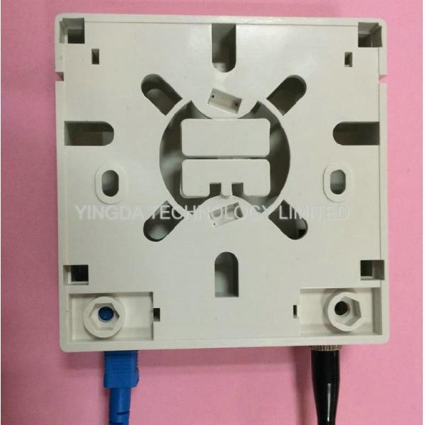 Fiber Optic Cable Wall Mount Box, FTTH 86 Wall Outlet Adaptor Interface SC FC
