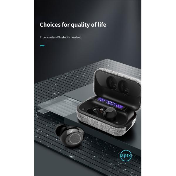 Waterproof Power Bank Earphones K20 2600mAh Charging Case TWS Earbuds