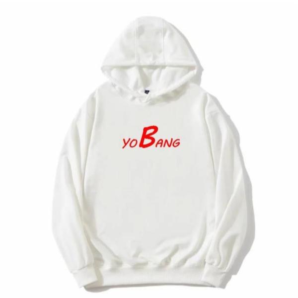 OEM Skateboard Clothing White Hoodie With Logo Print