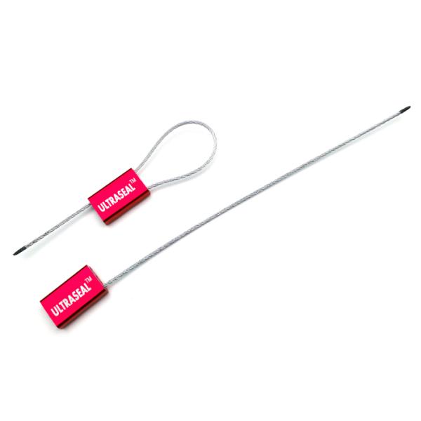1.5mm Diameter Wire Mini Pull Tight Cable Seal with 1.96 KN Tensile Strength for Logistics Security