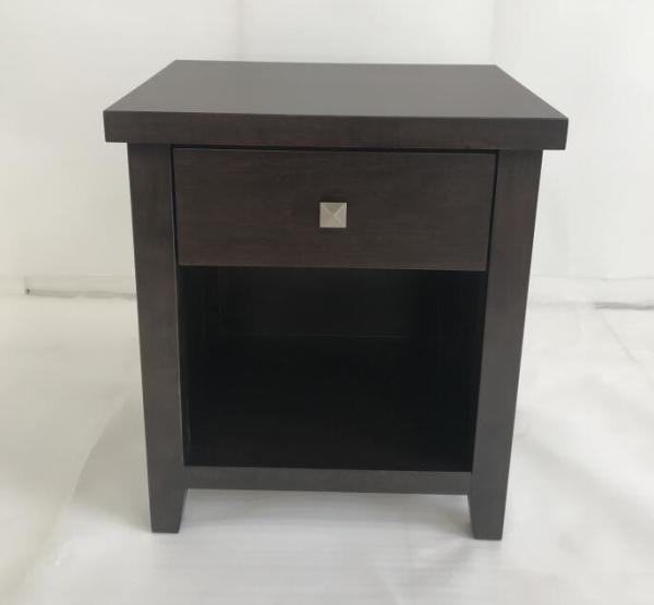 1-Drawer antique wood finish bed side table,wooden night stand for hotel bedroom furniture,hospitality casegoods
