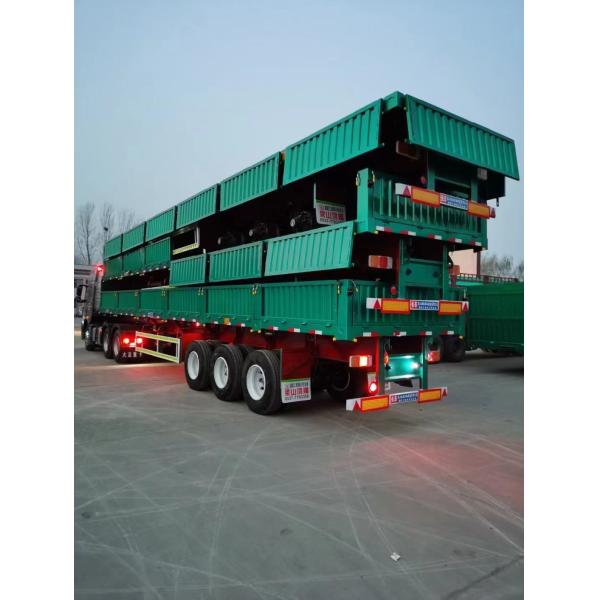 ABS Anti-lock Braking System 60 Tons Bulk Cargo Multi-Function Side Wall Semi-Trailer