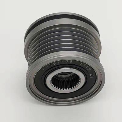Automotive Generator Belt Pulley 6PK F-551406 535012410 for Golf Polo 1.6 Belt Single Wheel