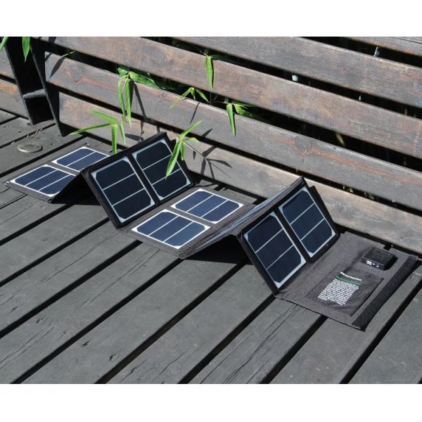 Suitcase Solar Panel Kit 40W 50W 60W Outdoor Camping Waterproof Folding Solar Panel Bag