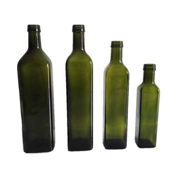 Garrafa de vinho de vidro redonda de 750 ml de verde-oliva vazia com superfície de manipulação de estampagem a quente de cortiça