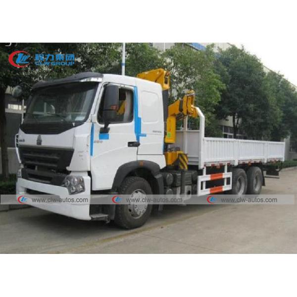 Sinotruk HOWO 6*4 Truck Mounted 6.3T Knuckle Boom Crane