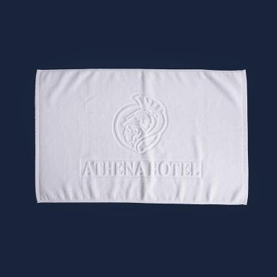 Non Slip Hotel Bath Mat  Super Absorbent 32s Bath Mat For Five Star Hotel
