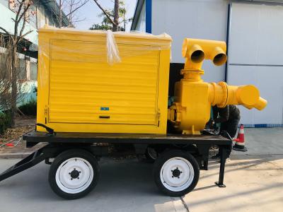 Anti Flood Anti Drought Diesel Motor Water Pump Mobile Trailer Mounted