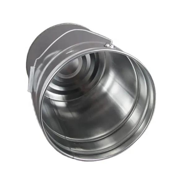 Customized IML Printed Iron Seed 3 Gallon Steel Pail With Metal Handles