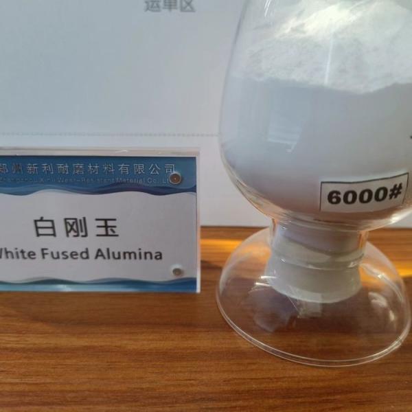 6000 Lapping White Fused Alumina Aluminum Oxide Powder Customized CAS No. 1344-28-1