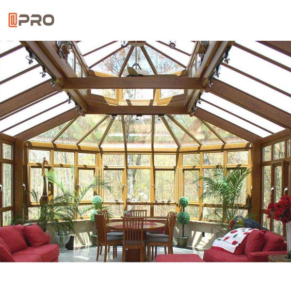 Outdoor Glass Heatproof Victorian Sunroom 6063 Aluminium