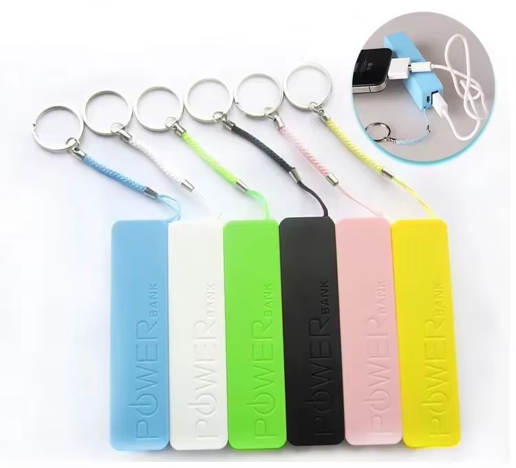 Mini Ultra Slim Power Bank 2600mAh Fast Charging 5W USB Input 18650 Lithium Battery