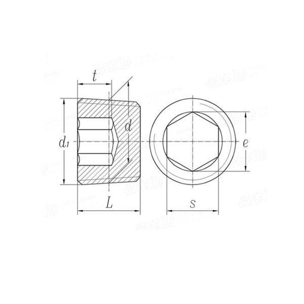 DIN906 Carbon Steel Hexagon Socket Pipe Plug