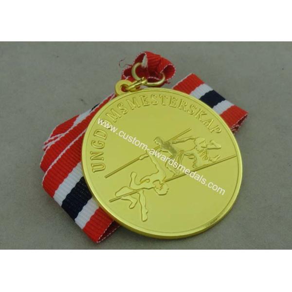 Copper Die Stamped Sport Meeting Awards Medals , Carnival Medals For Promotion