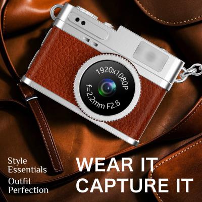 New 1080P HD Video Recorder Lanyard KeyChain Mini Digital Camera Pocket Nano Video Camera Kids Retro Camera for Travel