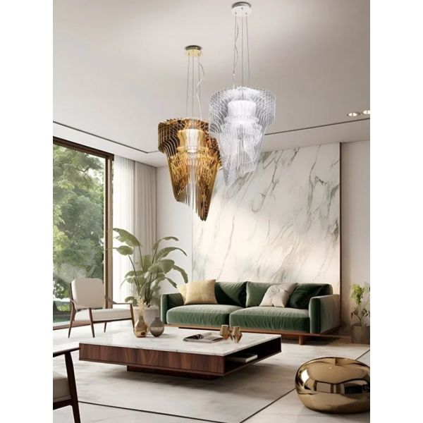 Nordic Modern Streamline Ceiling Pendant Lights Aria XL Pendant（WH-AP-630）